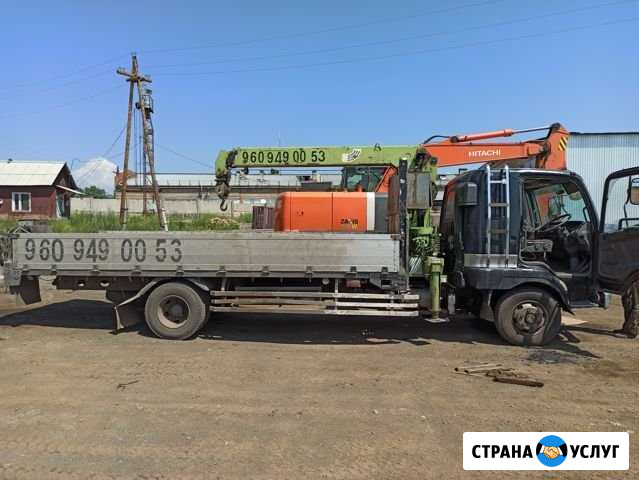 Услуги кран борт Братск - изображение 1