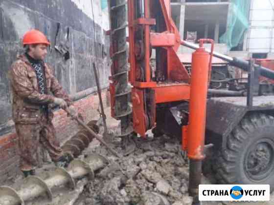 Бурение скважин под воду, бурение сваи Майкоп