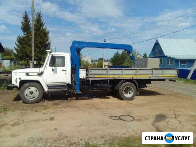 Услуги манипулятор газ, машина с краном, воровайка Вологда - изображение 1