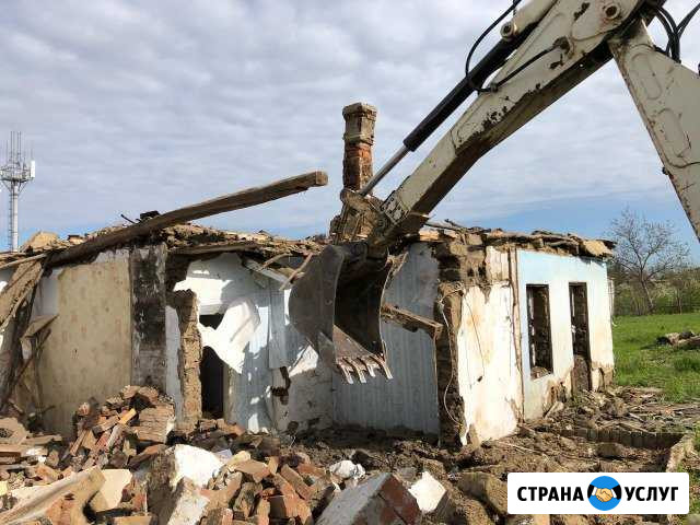 Демонтаж любого строения, вывоз обломков, отходов Крымск - изображение 1