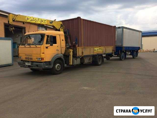 Манипулятор, прицеп, перевозка контейнеров Тольятти - изображение 1