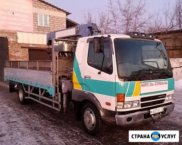 Кран манипулятор воровайка кран борт 5 тонник Омск - изображение 1