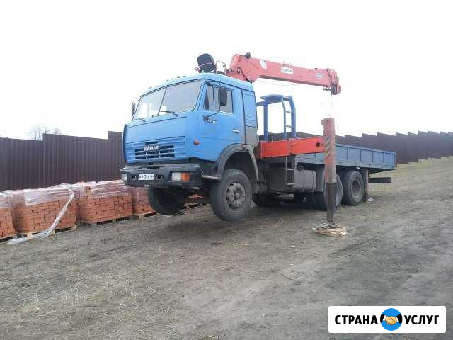 Манипулятор стрела 7 тонн, автовышка Курск - изображение 1