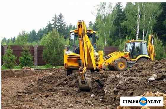 Осушение, планировка участка, расчистка участка Агалатово