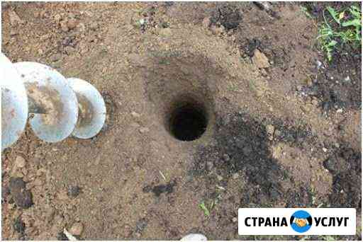 Бурение ям под слодбы забора Майкоп