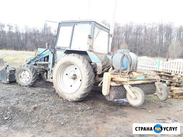 Дорожная коммунальная щетка с поливом, трактор мтз Уфа - изображение 1