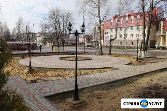 Укладка брусчатки и тротуарной плитки Йошкар-Ола