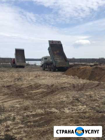 Доставка на а/м Камаз 10м3: песок, камень, щебень Касимов - изображение 1