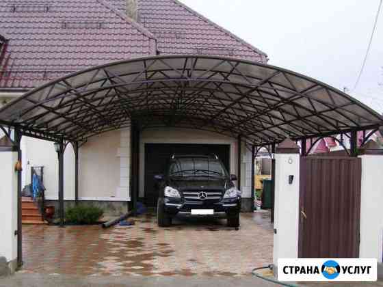 Навесы, Ворота откатные, Заборы,Гаражи Торжок