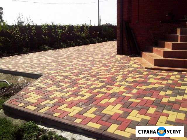 Укладка тротуарной плитки, брусчатки Тольятти - изображение 1