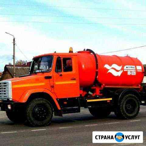 Откачка сливных ям, выкачка туалетов, канализации Батайск