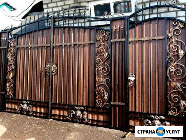 Кованные ворота и калитки Альметьевск - изображение 1