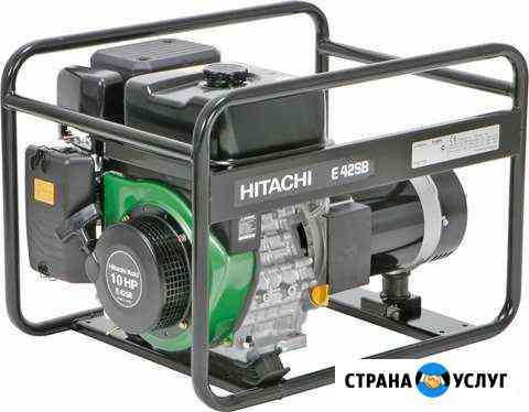 Бензогенератор hitachi мощность 4,2кВт в аренду Пермь
