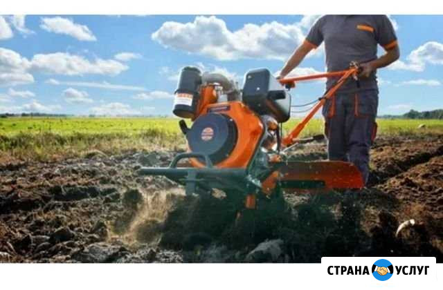 Вспашка земли мотоблоком Горное Лоо - изображение 1