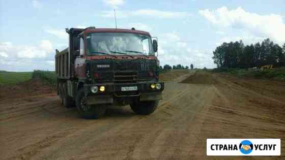 Услуги самосвала татра (вездеход ) грузоперевозки Глазов