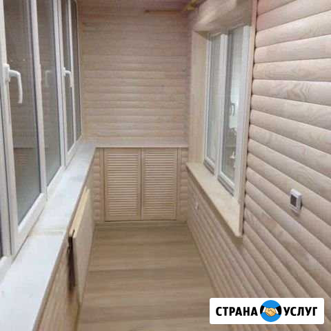 Обшивка вагонкой блокхаусом пластиковыми панелями Нижнекамск - изображение 1