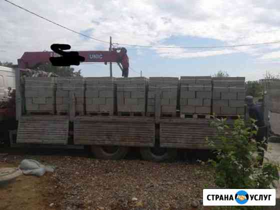 Грузоперевозки. Манипулятор 15тн, стрела 5тн Красноярск
