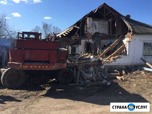 Демонтаж зданий с утилизацией мусора Ковров - изображение 1