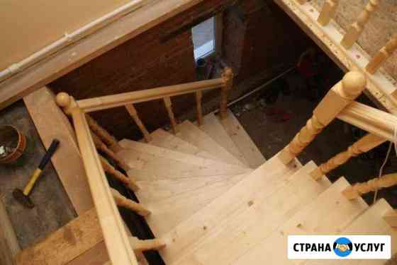 Лестницы деревянные на заказ Борисоглебск