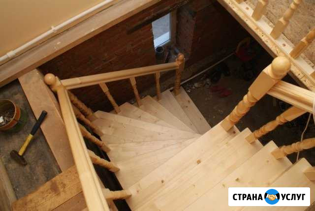 Лестницы деревянные на заказ Борисоглебск - изображение 1