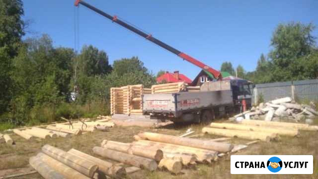 Услуги Кран-борт,кранборт,манипулятор,воровайка Пермь - изображение 1