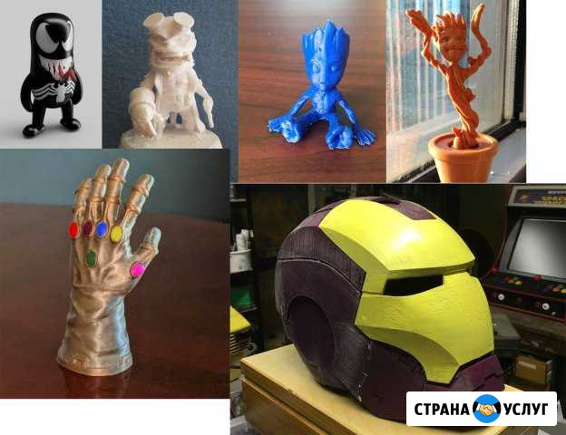 3d печать/ моделирование/чпу фрезер Владимир - изображение 1