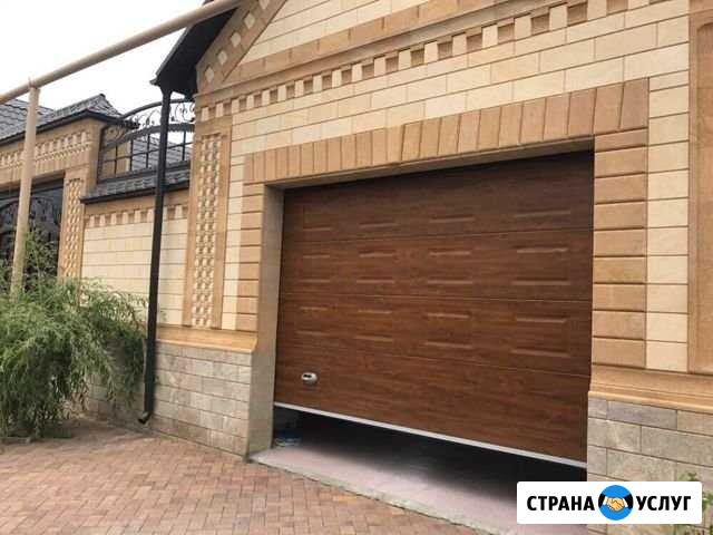 Автоматические секционные гаражные ворота, грозный Грозный - изображение 1