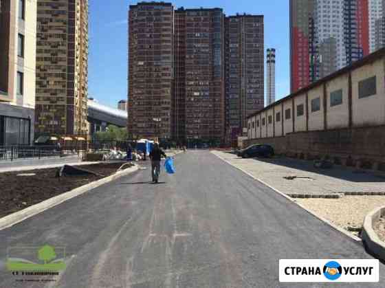 Дорожное строительство асфальтирование территории Химки
