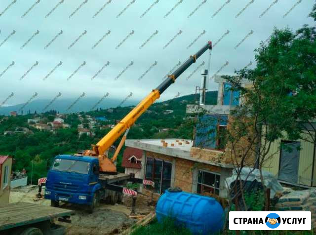 Аренда автокрана в юбк (Ялта),стрела 22-56 м (ндс) Ялта - изображение 1