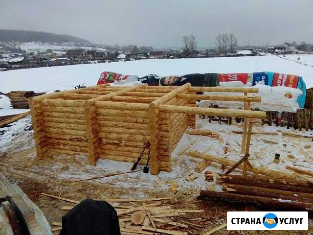 Сруб 6х9 с верандой. Ручной рубки. Зимний лес Верхний Тагил - изображение 1