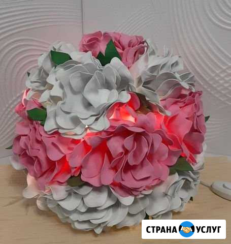 Светильники Ветка яблони+Пион Шуя - изображение 1