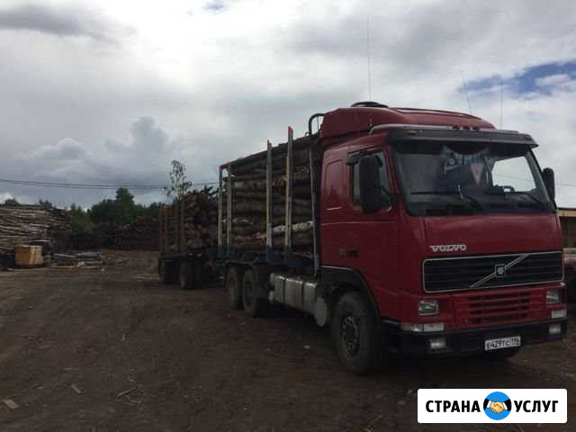 Услуги лесовоза с гидроманипулятором Котлас - изображение 1