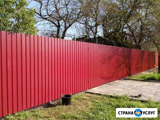 Установка монтаж заборов любой сложности Киселевск - изображение 1