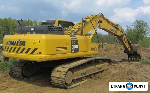 Услуги экскаватора, бульдозера, крана Иркутск - изображение 1