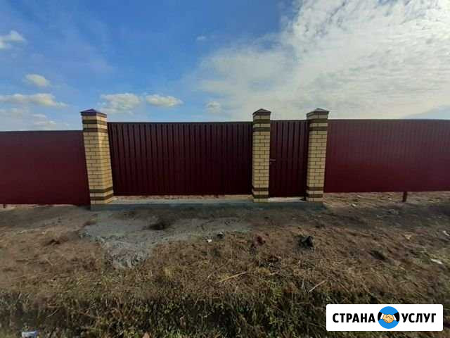 Кирпичные заборы. Ворота. Фундамент Ярославль - изображение 1