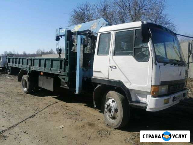 Кран борт 8 тонн. Грузоперевозки. Манипулятор Иркутск - изображение 1