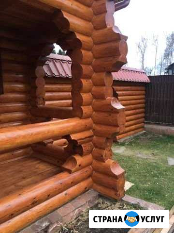 Покраска,шлифовка,конопатка деревянных домов Домодедово - изображение 1