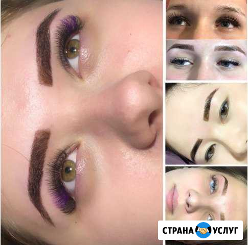 Брови: Биотатуж,Микроблединг.Ламинирование Маникюр Бийск - изображение 1