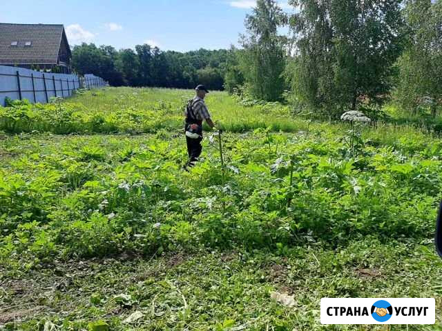 Покос травы,перепашка мотобл,сонос построек спил д Руза - изображение 1