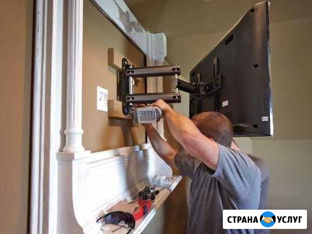 Установка телевизора на стену Махачкала - изображение 1