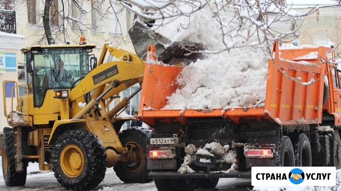 Уборка снега трактором. Вывоз снега Барнаул - изображение 2