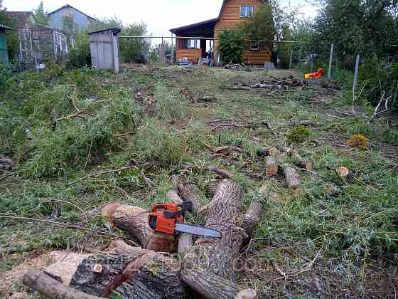 Уборка снега с территорий и крыш. Вывоз снега, мусора. Расчистка участков. Спил. Покос. Корчевание Барнаул