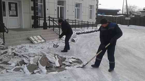 Уборка снега с территорий и крыш. Вывоз снега, мусора. Расчистка участков. Спил. Покос. Корчевание Барнаул