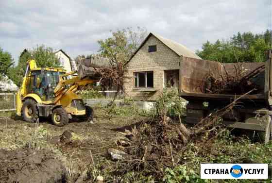 Уборка участка, территории от мусора. Спил. Корчевание. Вывоз мусора Барнаул