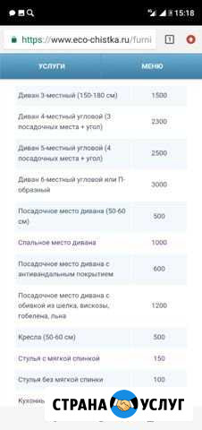 Химчистка с выездом на дом Наро-Фоминск - изображение 1