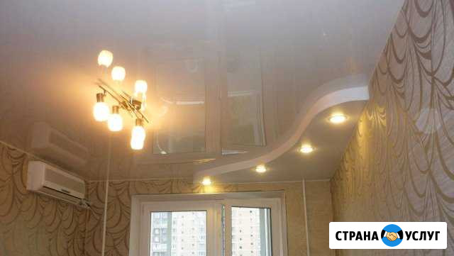 Натяжные потолки, ремонт квартир и т. д Омск - изображение 1