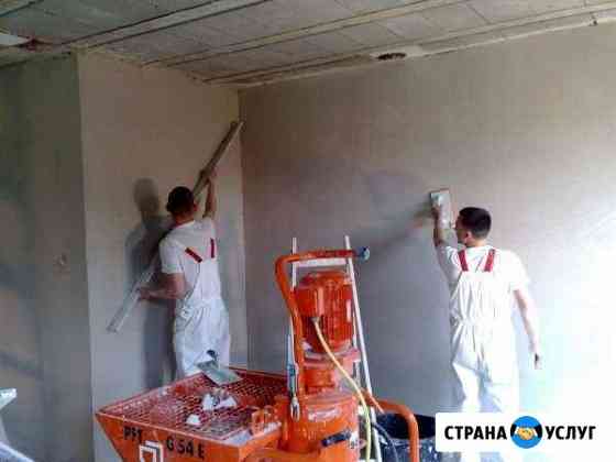 Штукатурка 220/380В и стяжка. Машинным способом Санкт-Петербург