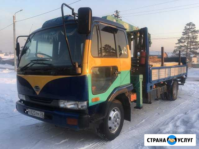 Услуги. кран борт, Эвакуатор, манипулятор Улан-Удэ - изображение 1