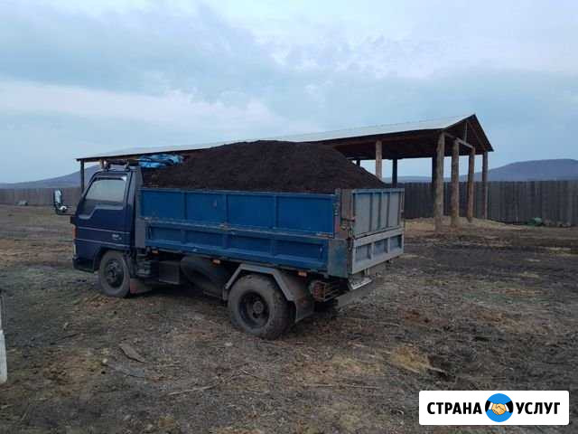 Продажа/доставка пгс, песок, перегной, дров Иркутск - изображение 1