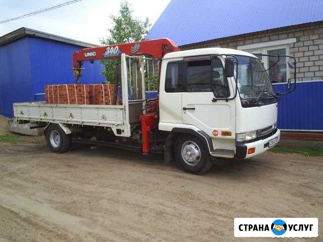 Кирпич, Цемент-М500, Услуги кран-манипулятора Бураево - изображение 1